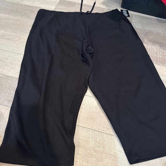 WOMAN WITHIN WOMENS 4X 34/36 WOMENS PULL ON BLACK PANTS NEW - Picture 2 of 9